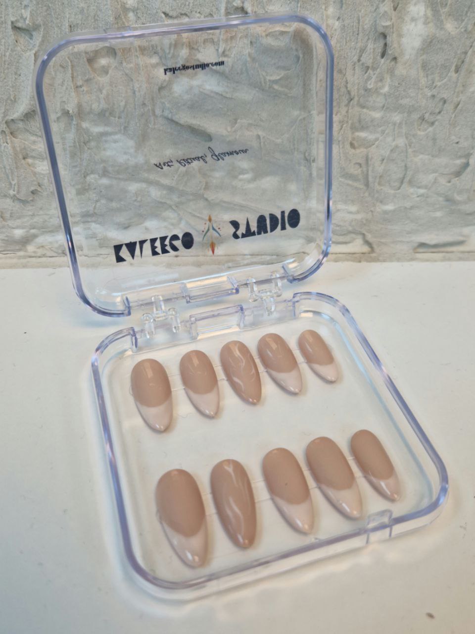 01Classic Nude French β Handmade Press-On Nail Set